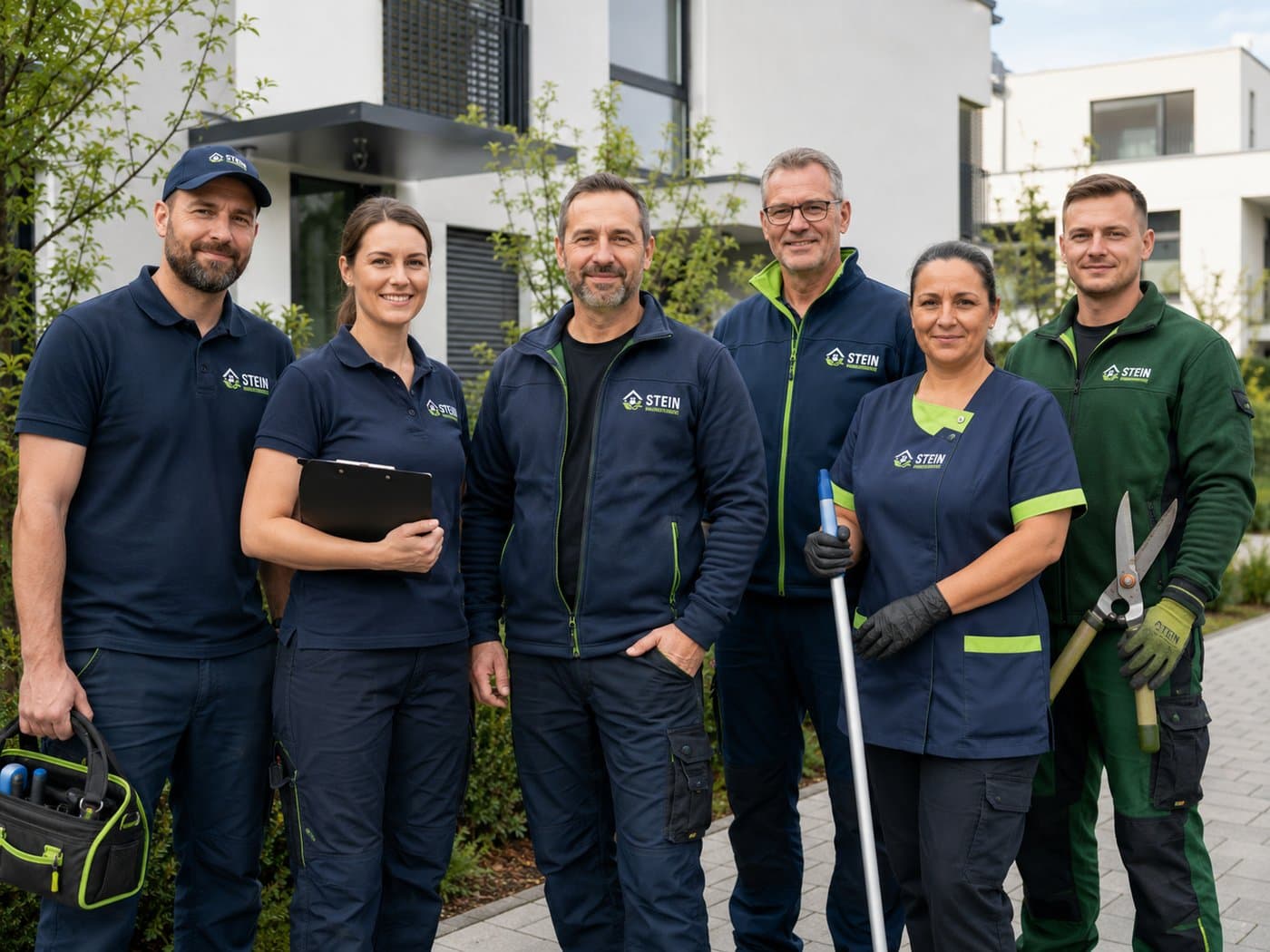 Das Team von Stein Hausmeisterservice in Berlin